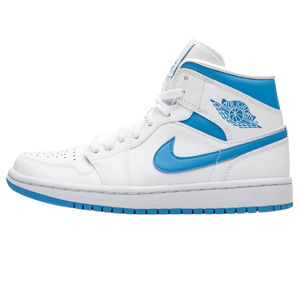 Air Jordan 1 Wmns Mid 'UNC' White Carolina Blue - Kick Game