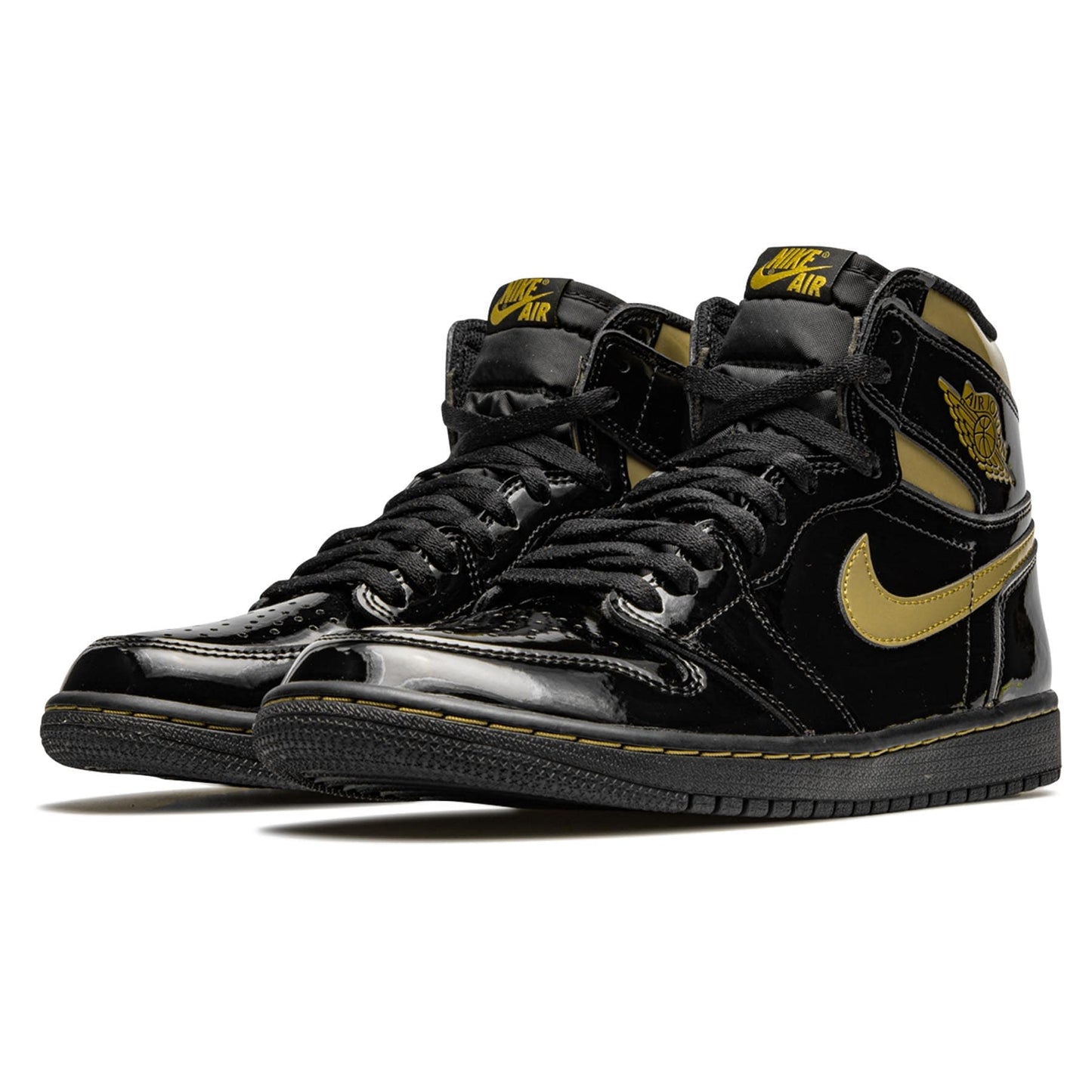 Air Jordan 1 Retro High OG 'Black Metallic Gold' - Kick Game