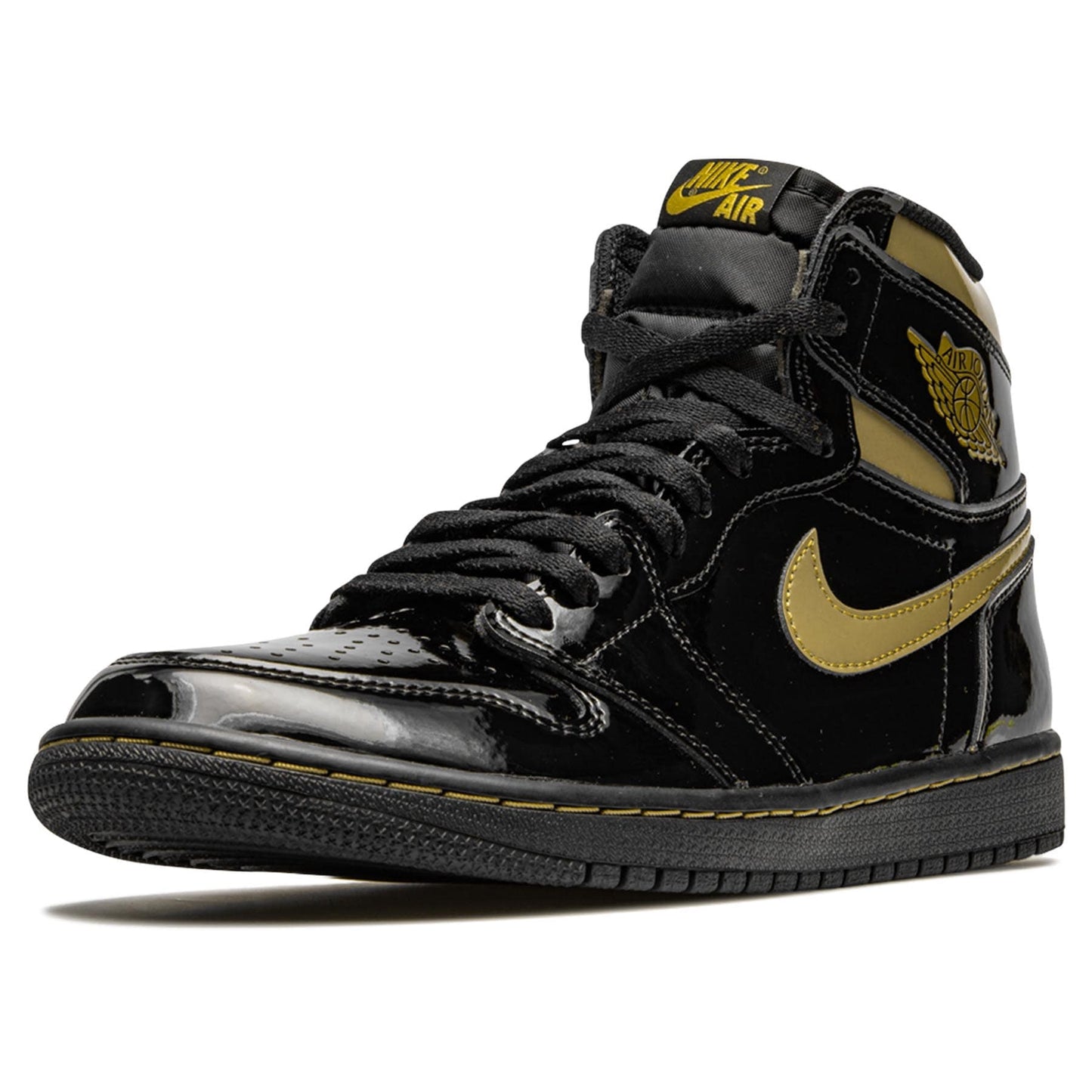 Air Jordan 1 Retro High OG 'Black Metallic Gold' - Kick Game