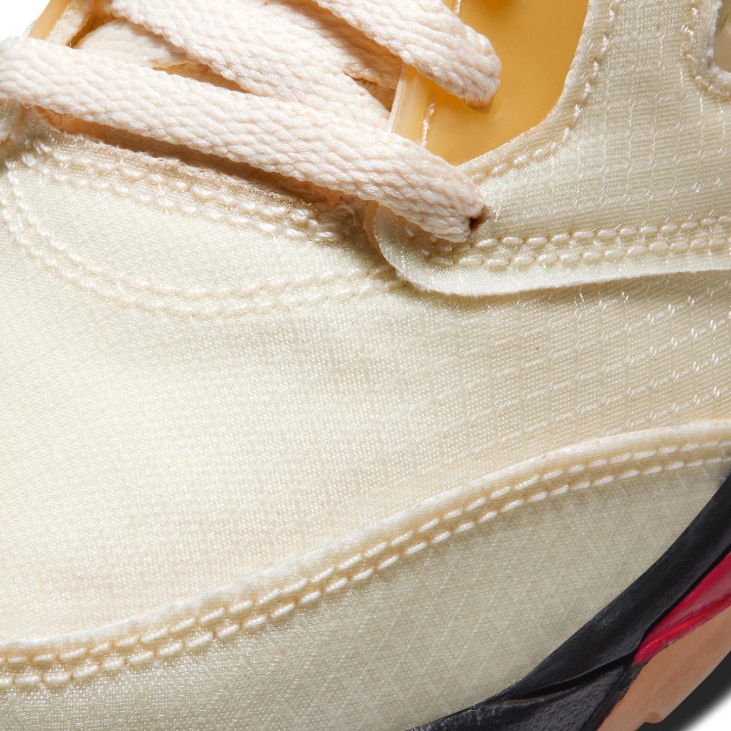 Off-White x Air Jordan 5 Retro SP PS 'Sail' - Kick Game