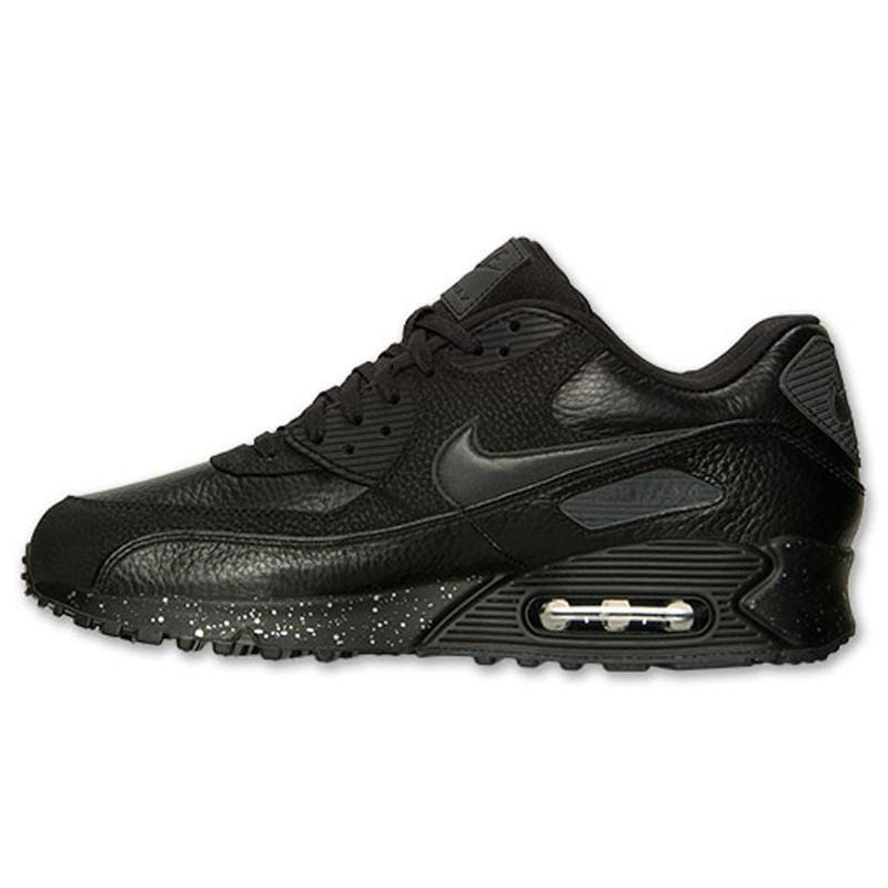 air max 90 black white metallic silver