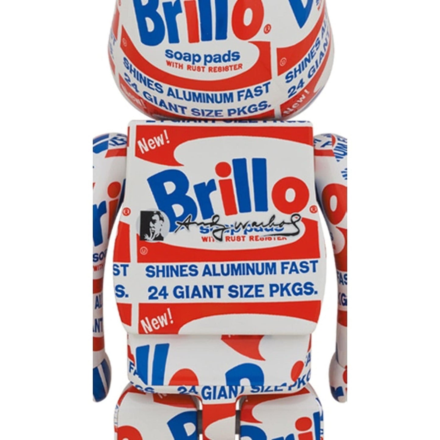 Bearbrick ANDY WARHOL "Brillo" 1000% - Kick Game