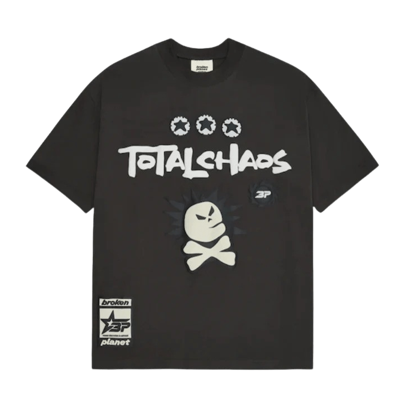 Broken Planet Market T-Shirt 'Total Chaos' - Black - Kick Game