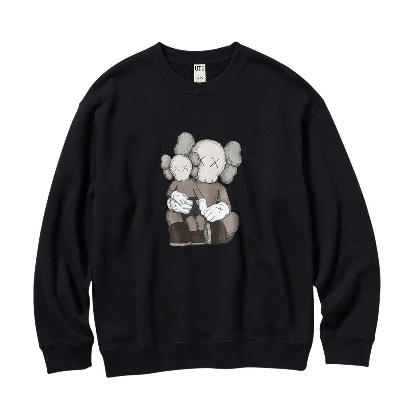 KAWS x UNIQLO UT Graphic Sweatshirt Black Kick Game