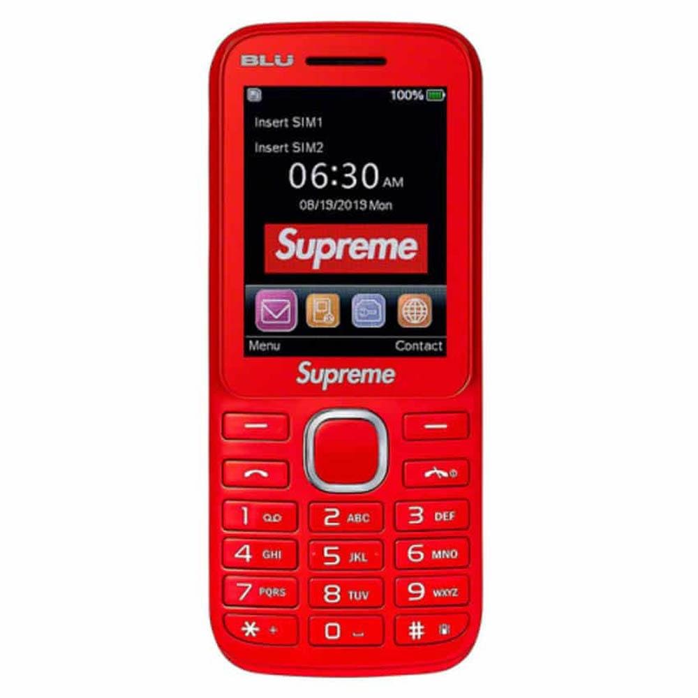 Supreme BLU Burner Mobile Phone Red (FW19) - Kick Game