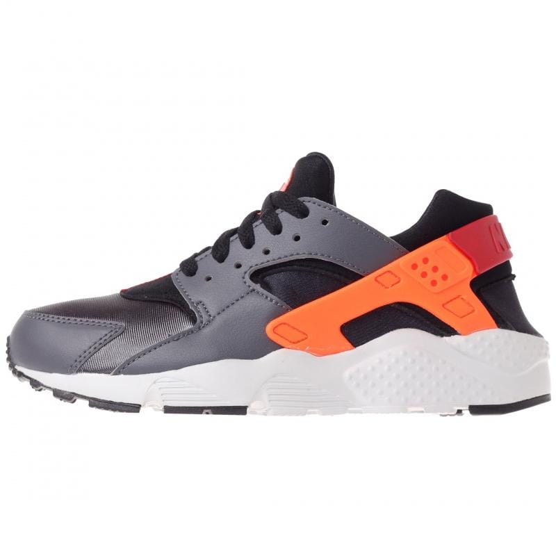 Nike Air Huarache Run GS 'Dark Grey-Hyper Crimson' - Kick Game