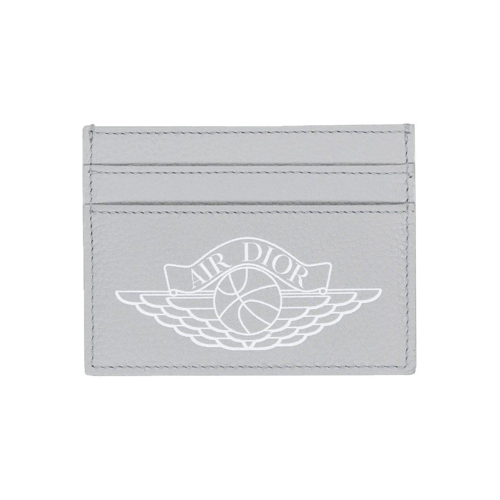 Dior x Jordan Wings Card Holder (4 Card Slot) Grey - Kick Game
