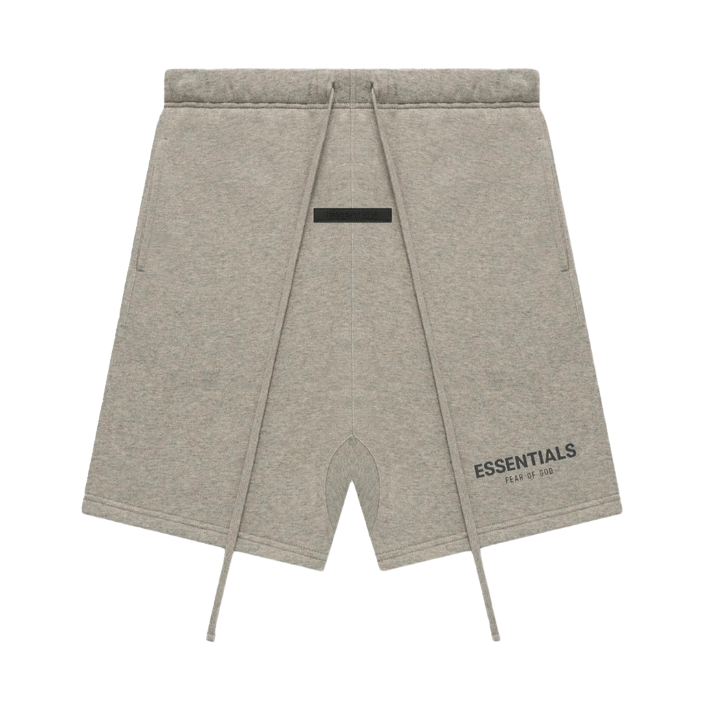 Fear of God Essentials Summer Core Sweat Short 'Dark Heather Oatmeal' - Kick Game