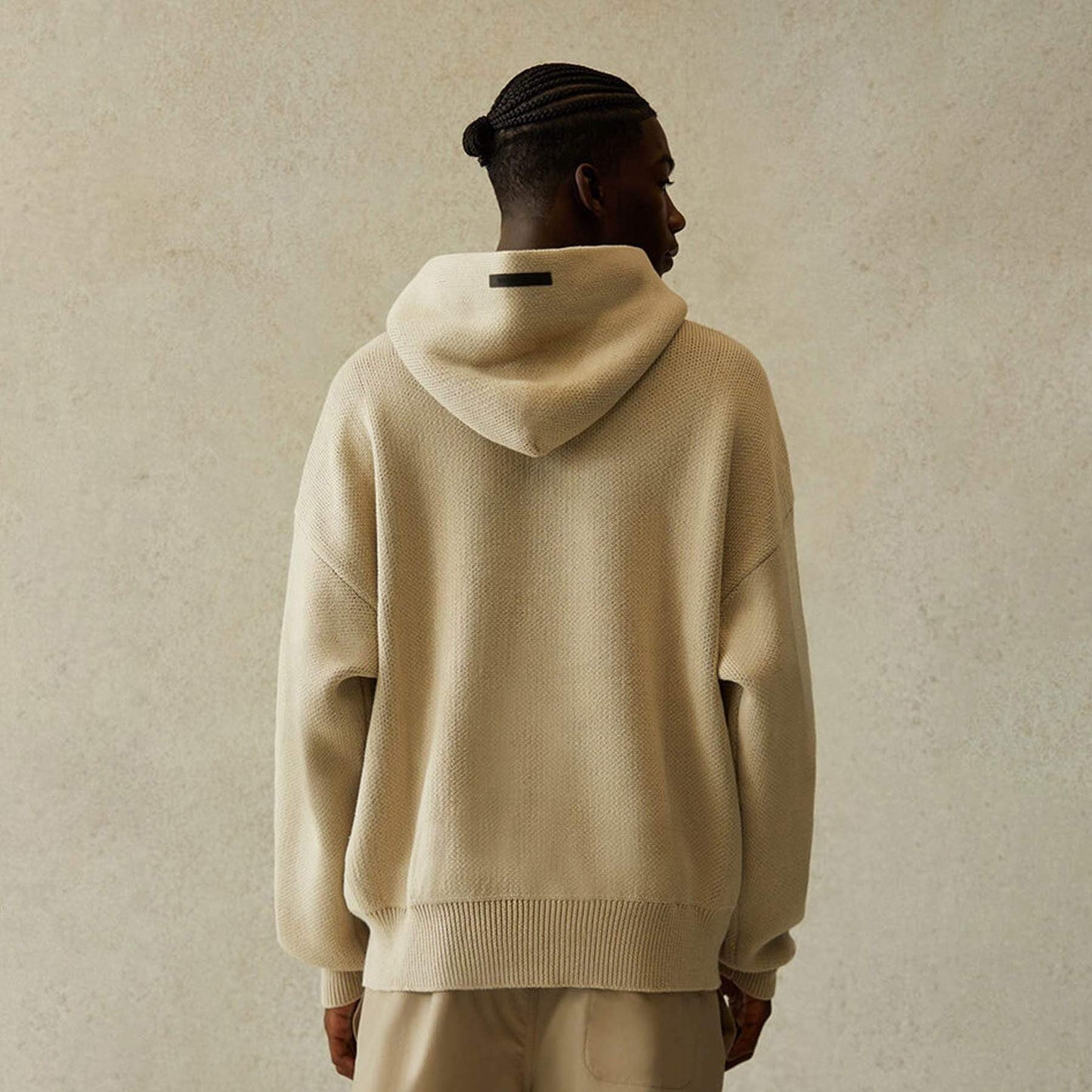 FEAR OF GOD ESSENTIALS Knit Pullover Hoodie Moss - Kick Game