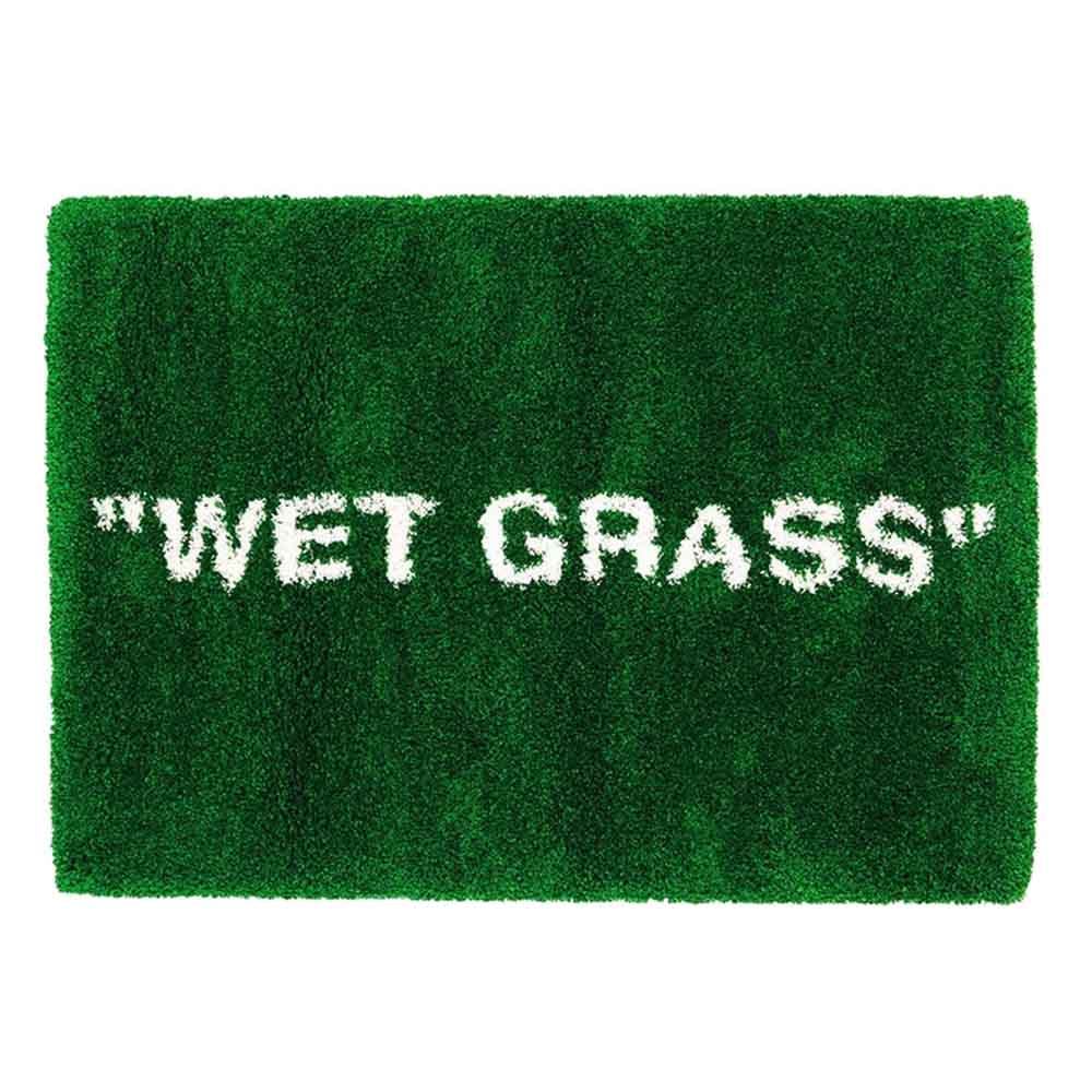Virgil Abloh x IKEA MARKERAD "WET GRASS" Rug Green - Kick Game