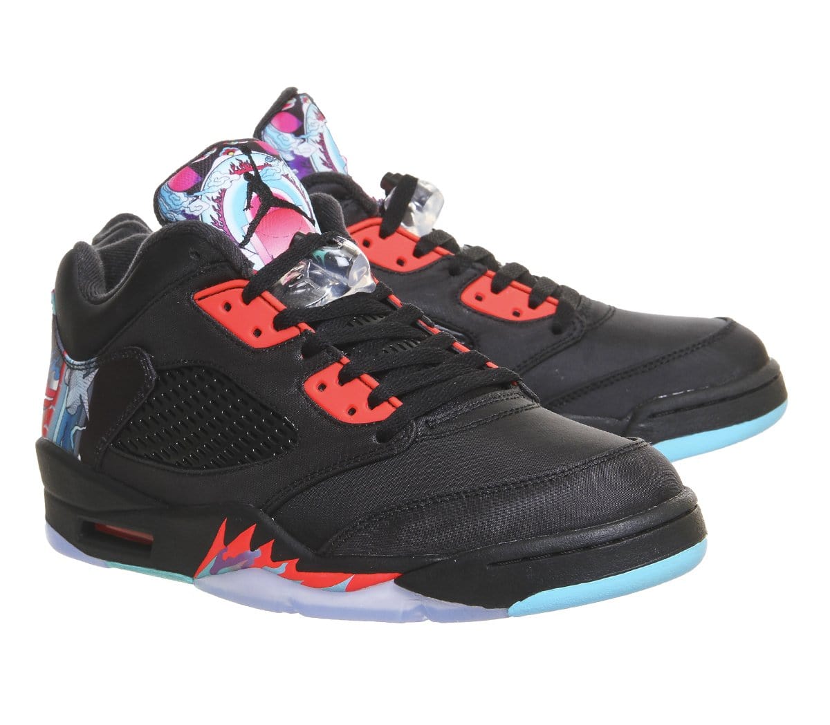 Air Jordan 5 Retro Low Black Crimson 'CNY' - Kick Game