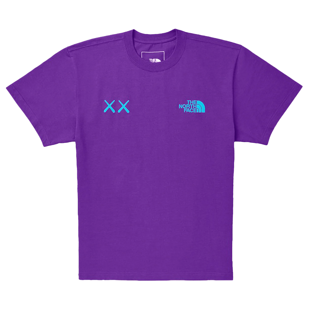 The North Face x KAWS Short-Sleeve Tee 'Gravity Purple' - Kick Game