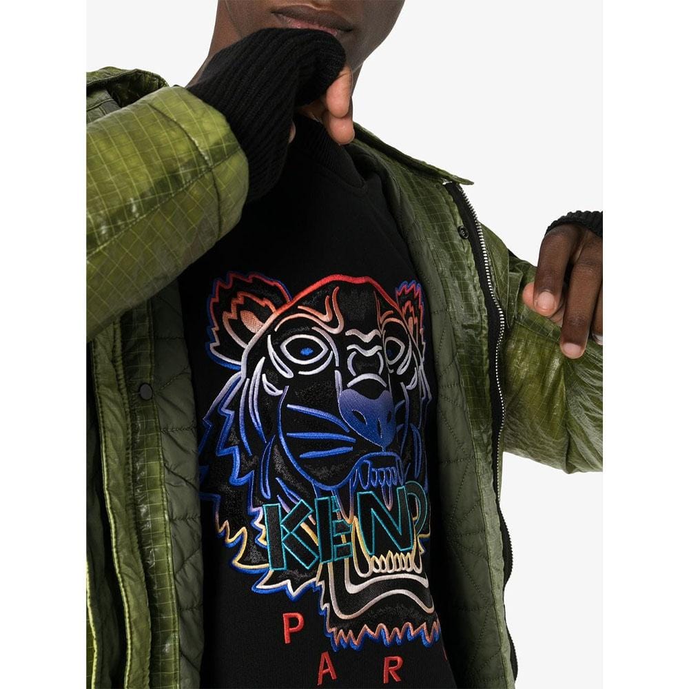 Kenzo Tiger Logo-Embroidered Sweatshirt "Black" - Kick Game