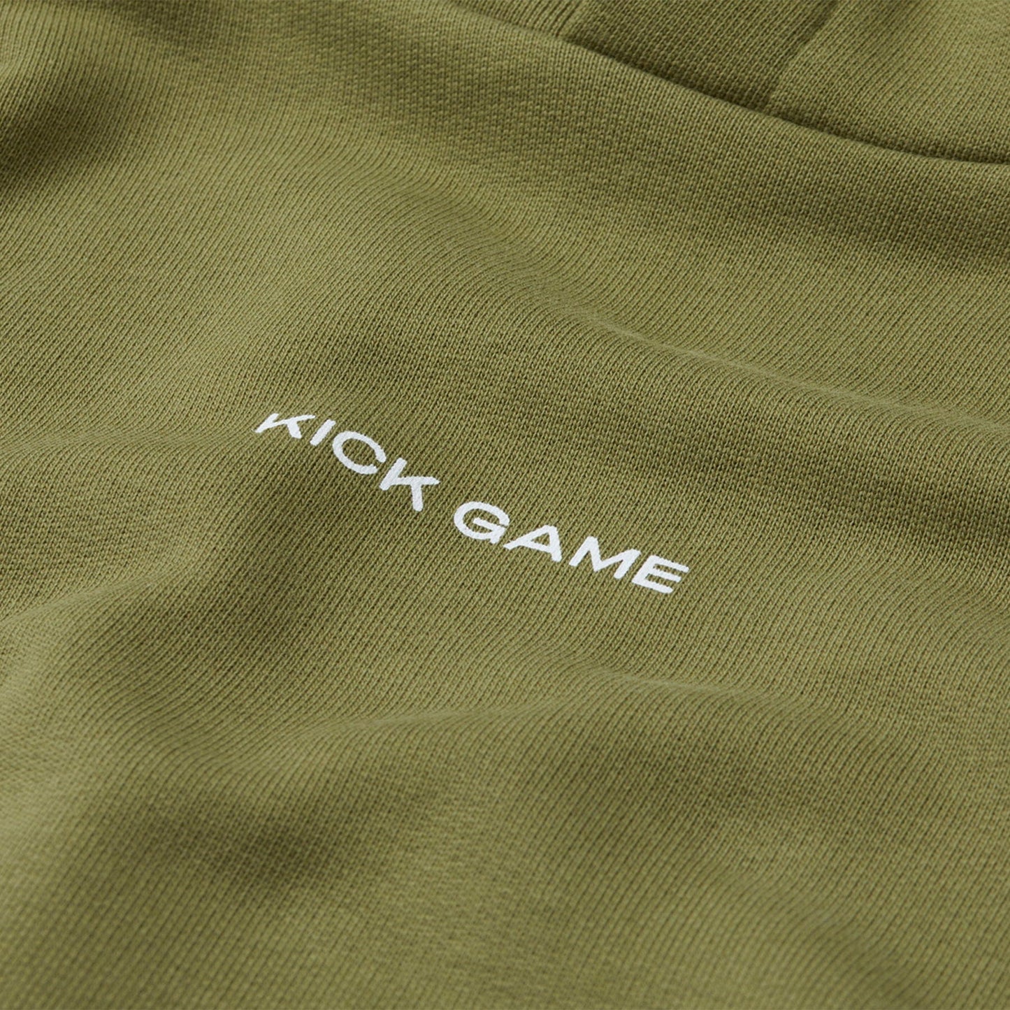 Kick Game Logo Hoodie 'Olive' - Kick Game