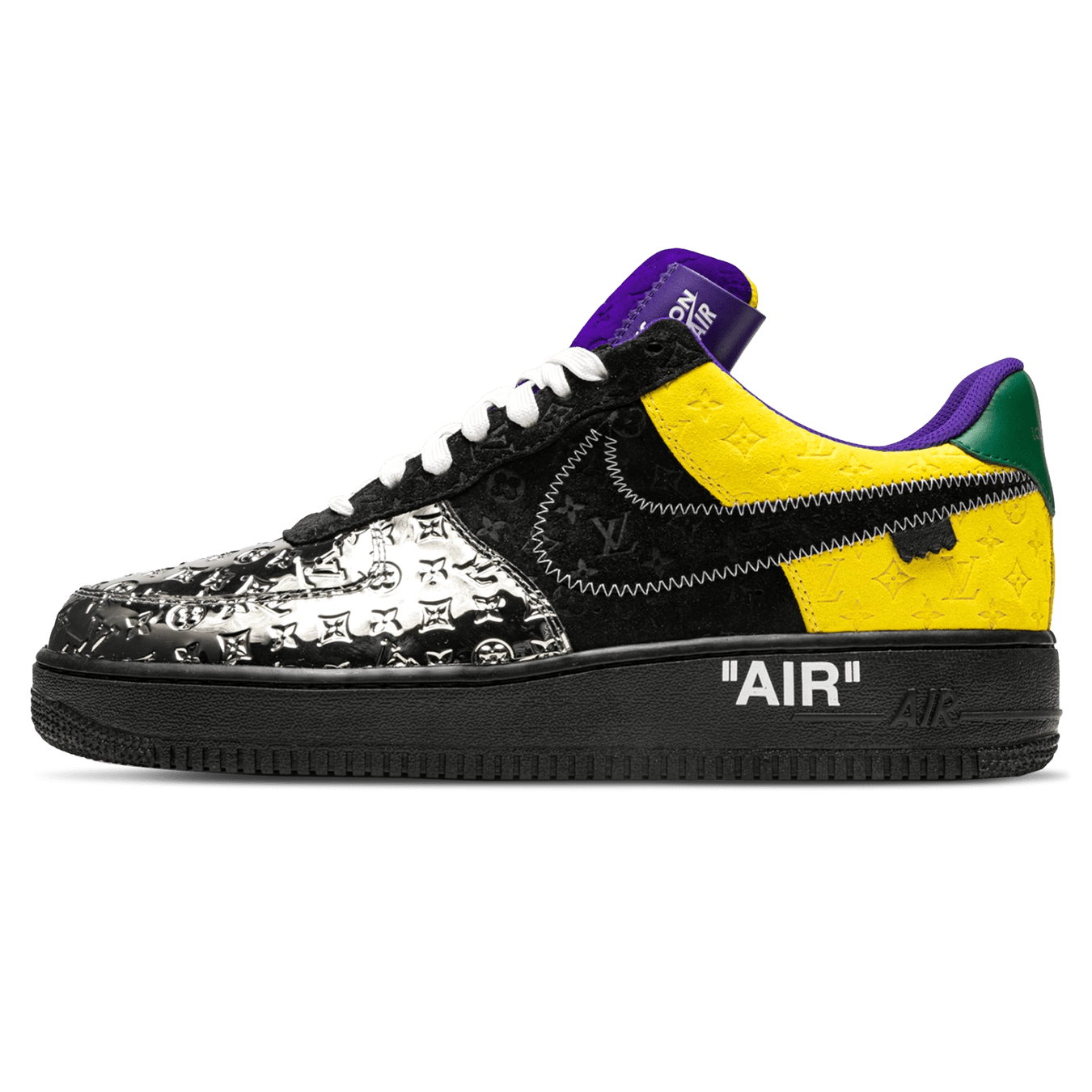 Louis Vuitton Nike Air Force 1 Low By Virgil Abloh Black review! 