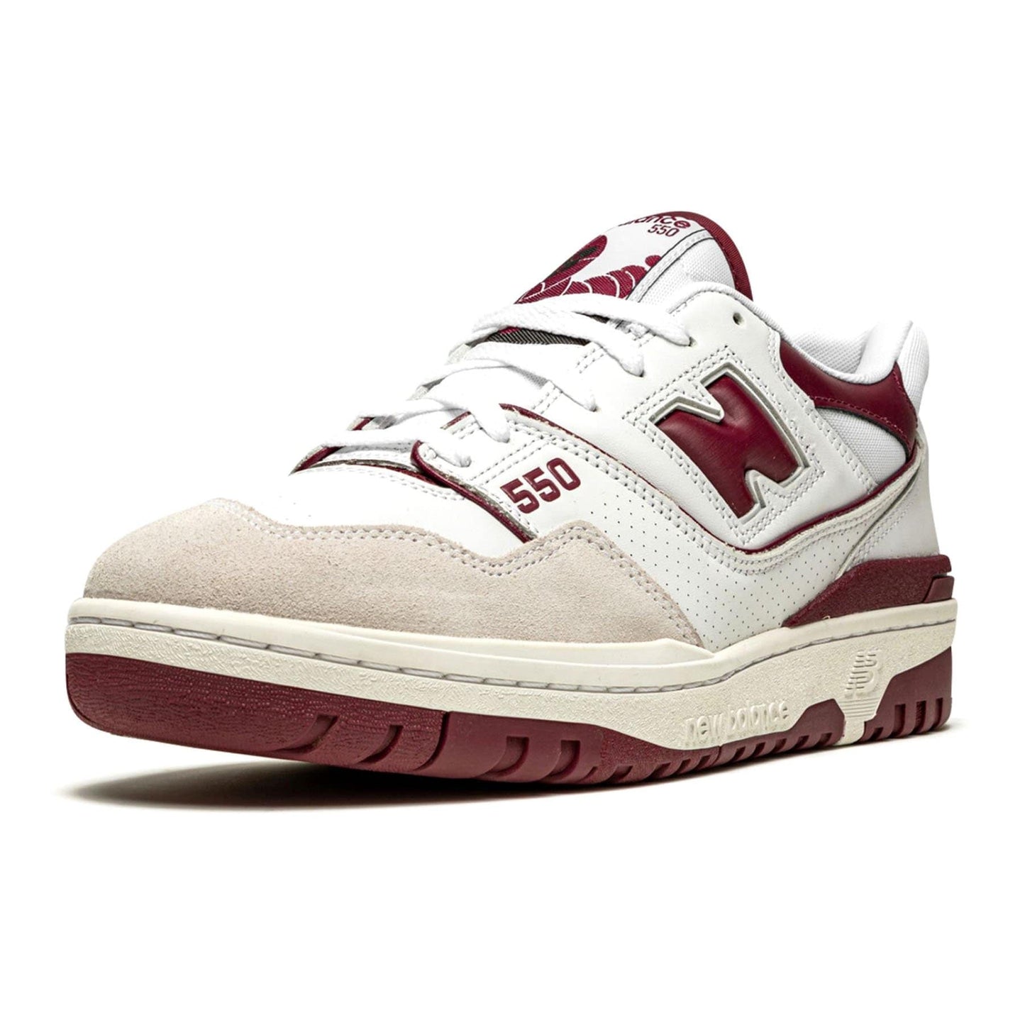 New Balance 550 Sea Salt Burgundy - Kick Game