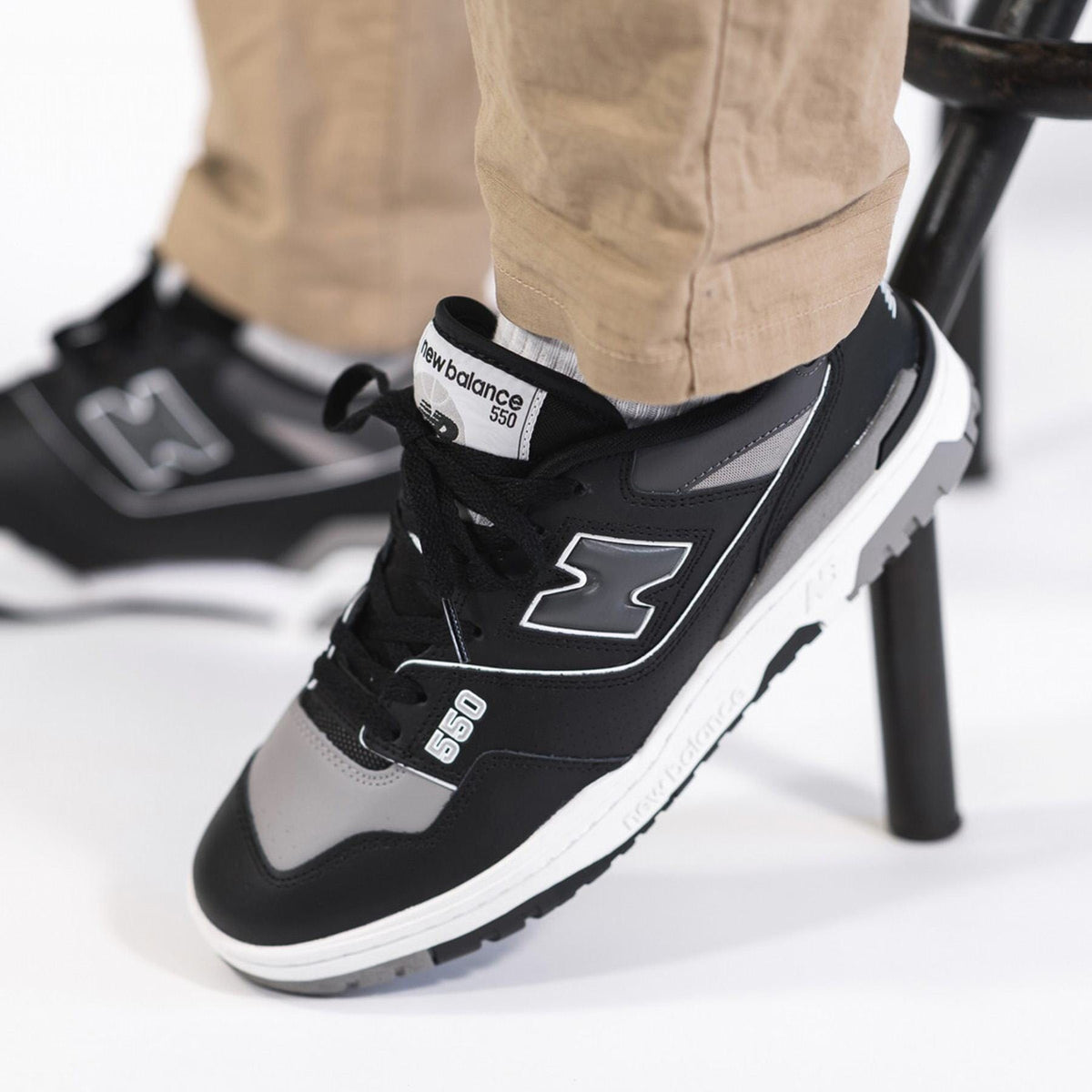 New Balance 550 'Grey Black' - Kick Game