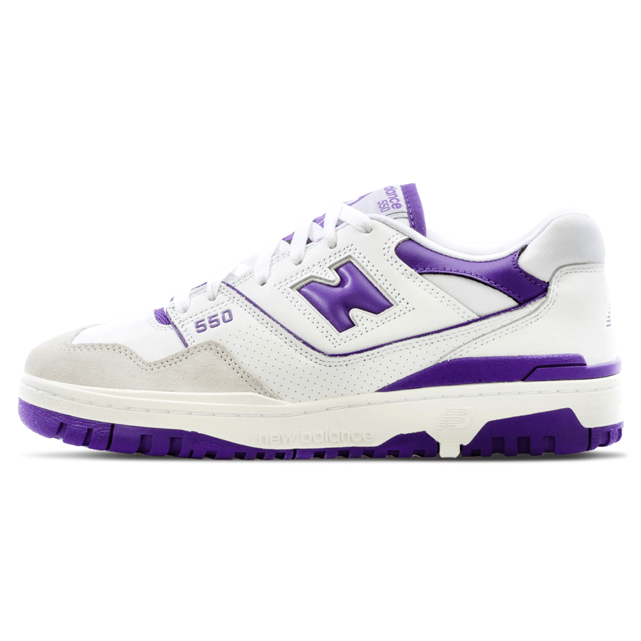 New Balance 550 White Purple Kick Game