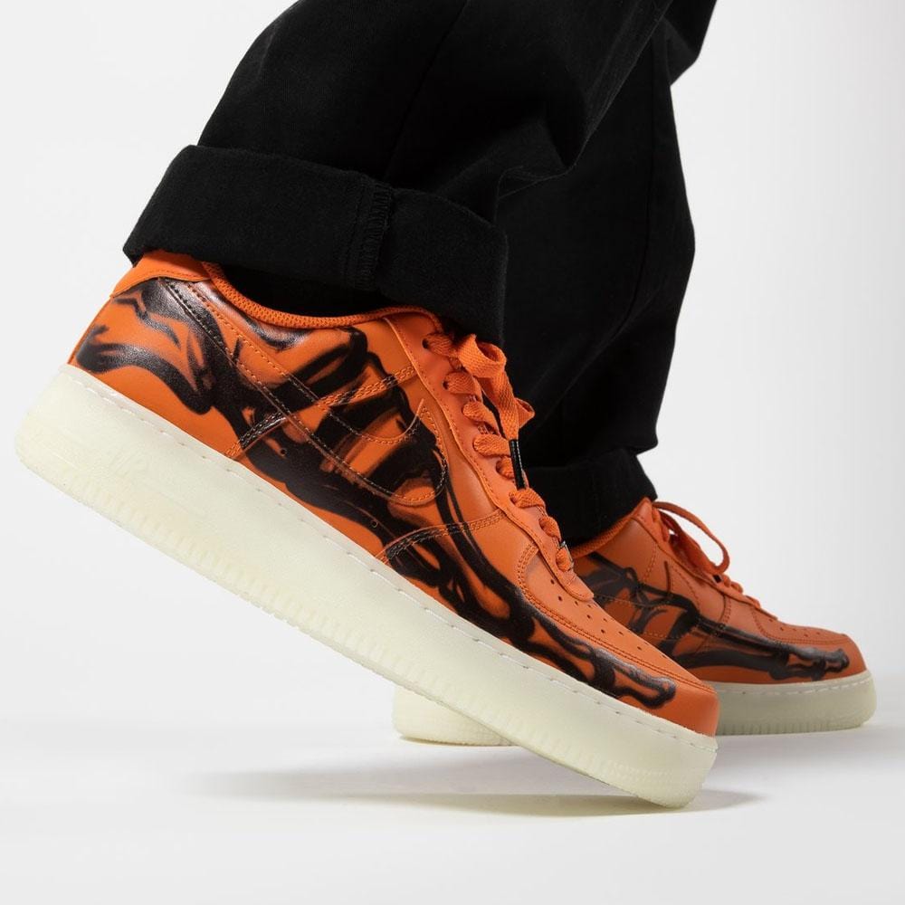 Nike Air Force 1 Low 'Orange Skeleton' - Kick Game