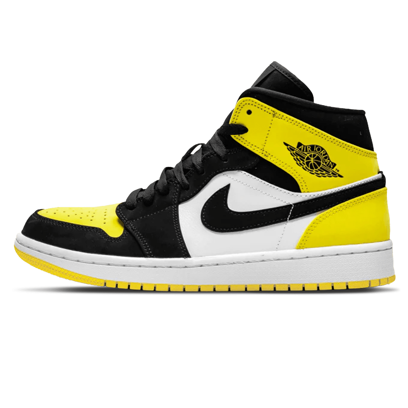 Air Jordan 1 Mid SE Yellow Toe Kick Game