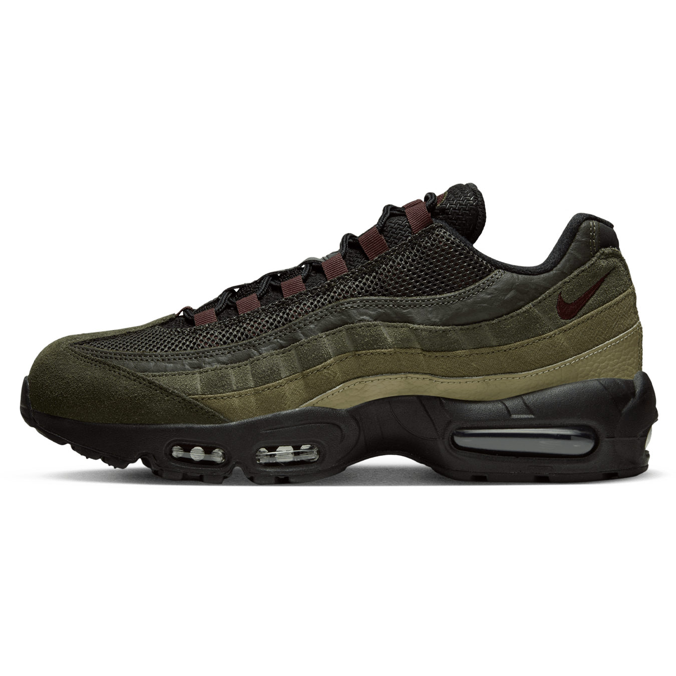green and black air max 95