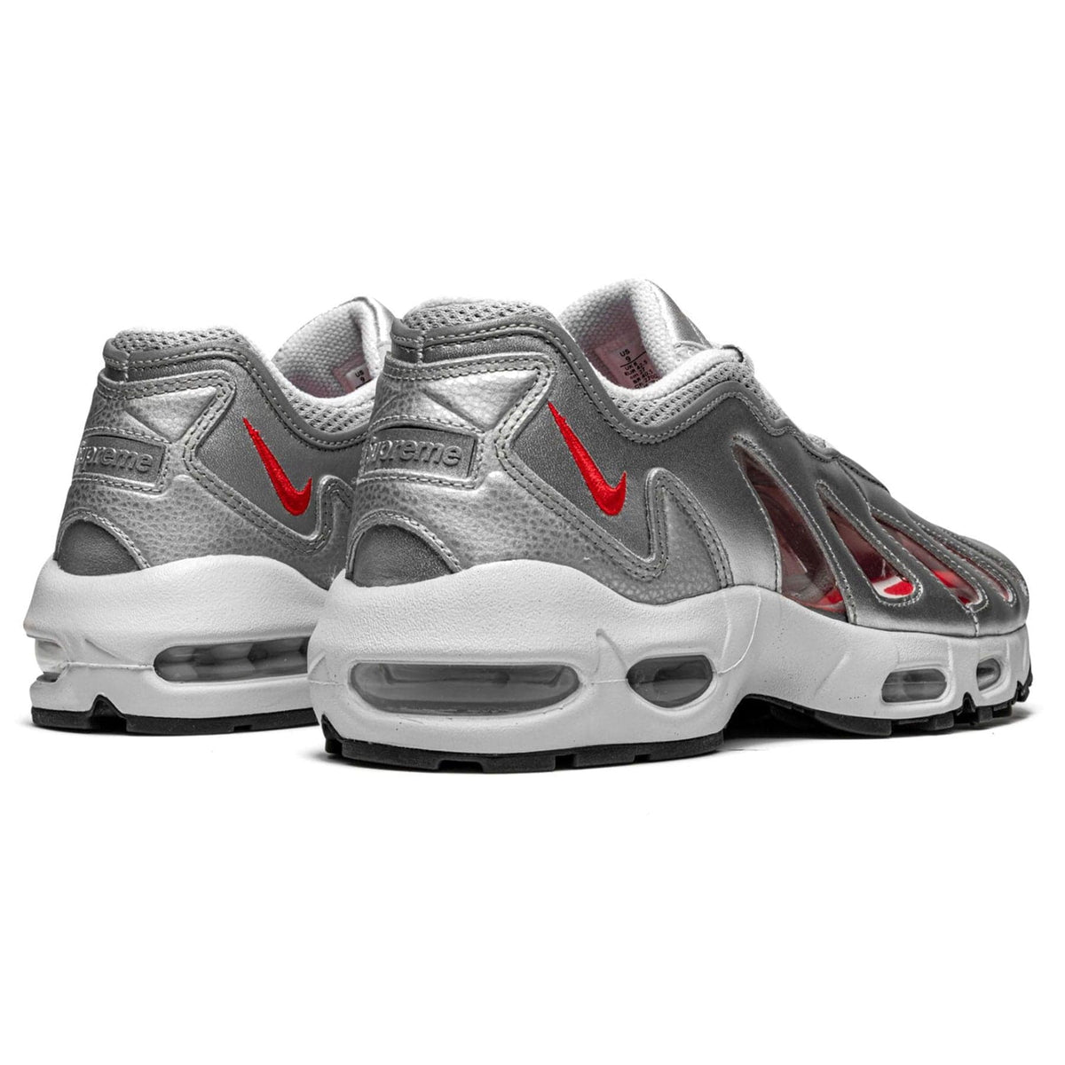 Nike x Supreme Air Max 96 'Metallic Silver' - Kick Game
