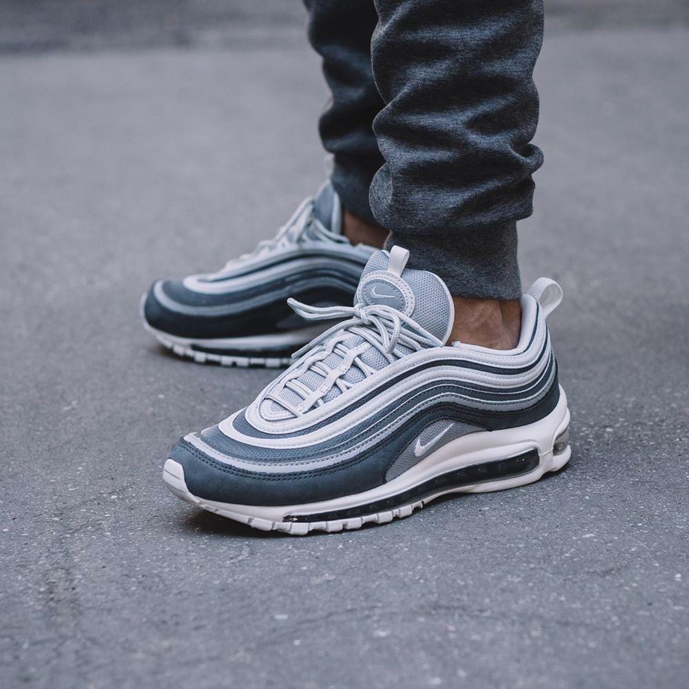 Nike Air Max 97 Premium Wolf Grey-Dark Grey - Kick Game