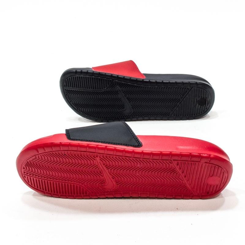 Nike Benassi JDI Mismatch University Red & Black - Kick Game