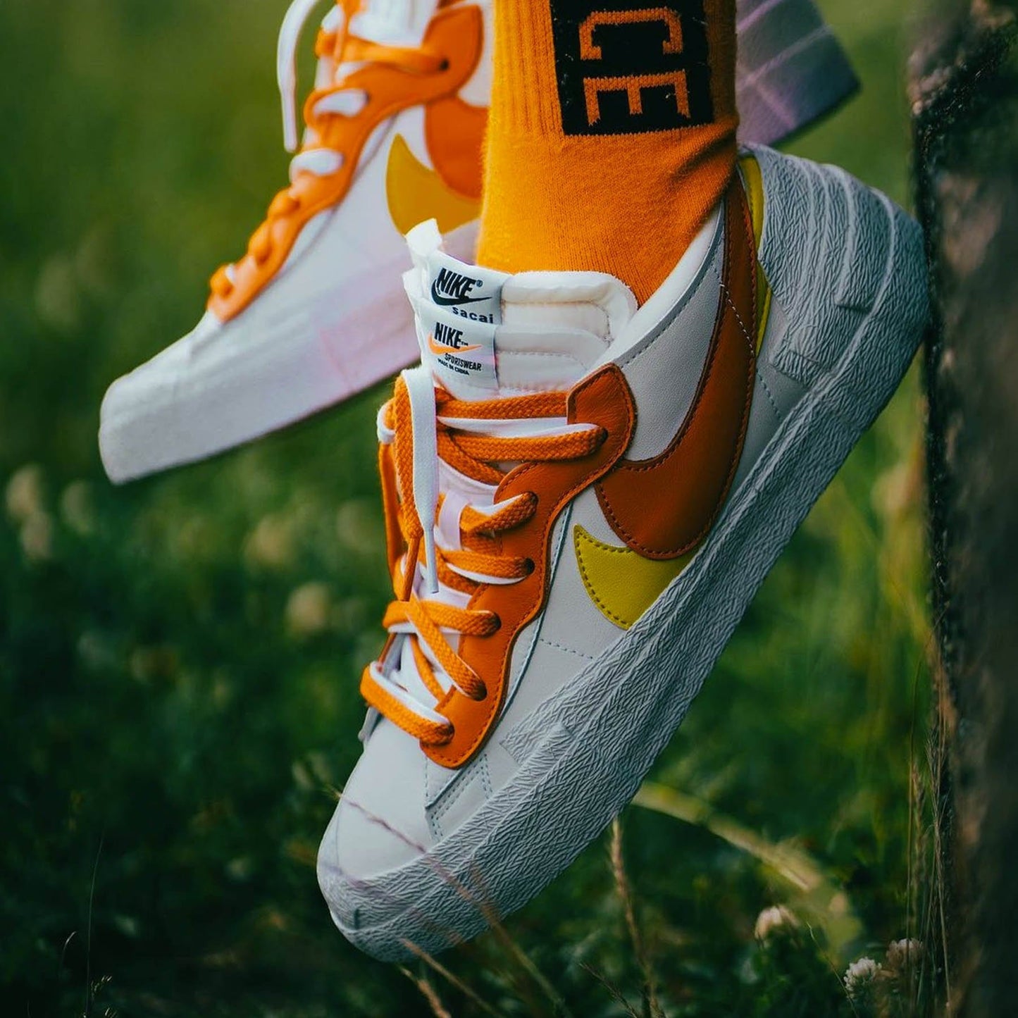 Sacai x Nike Blazer Low 'Magma Orange' - Kick Game