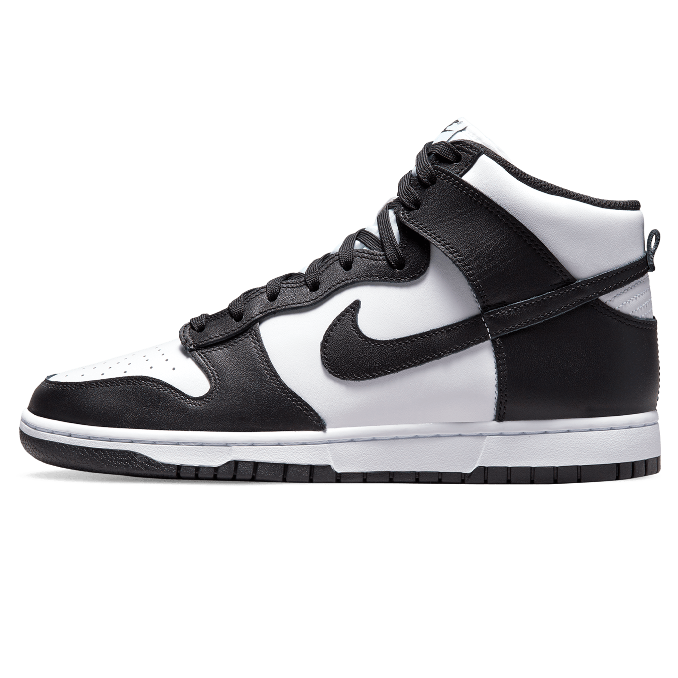 Black and deals white high top