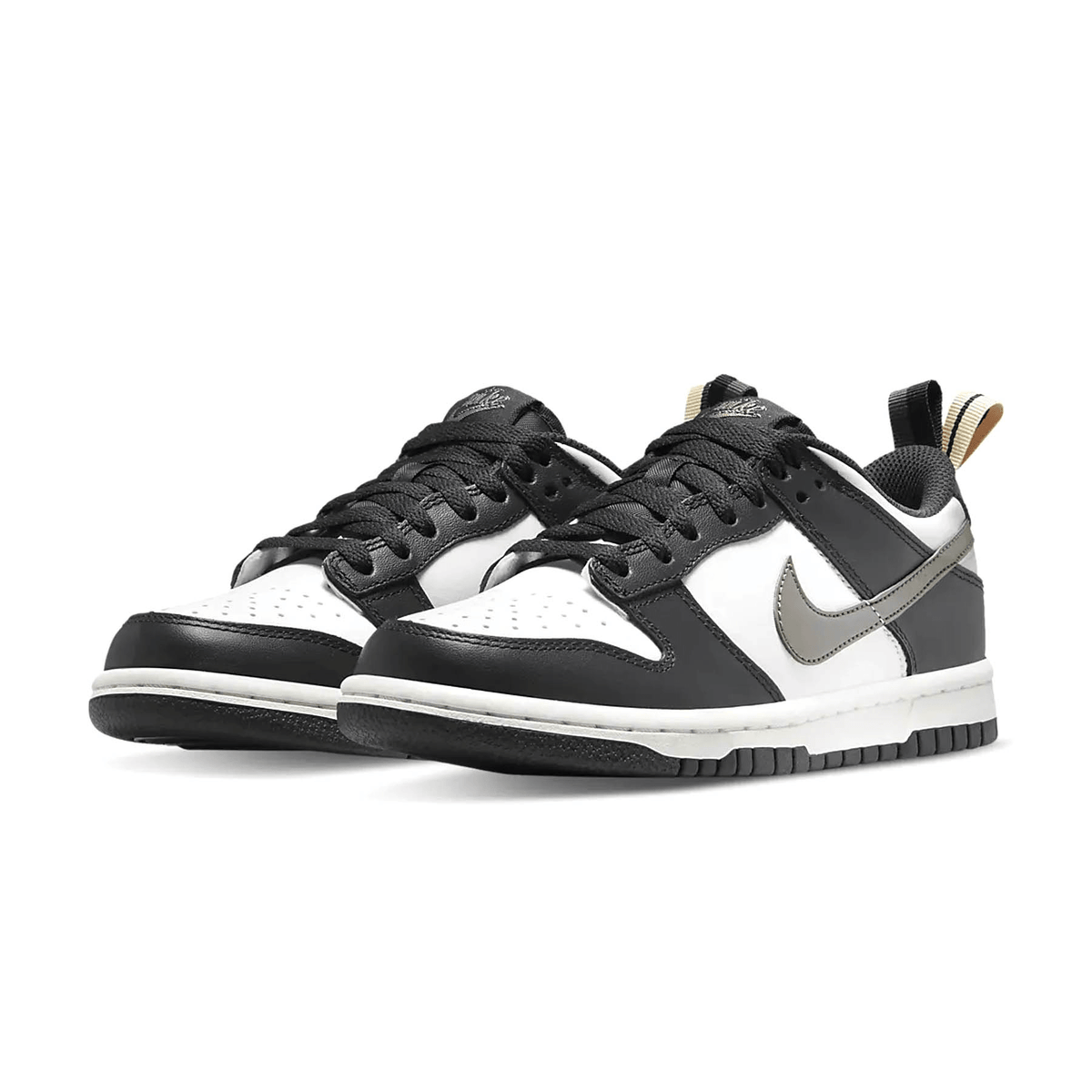 Nike Dunk Low GS 'Black White Metallic' - Kick Game