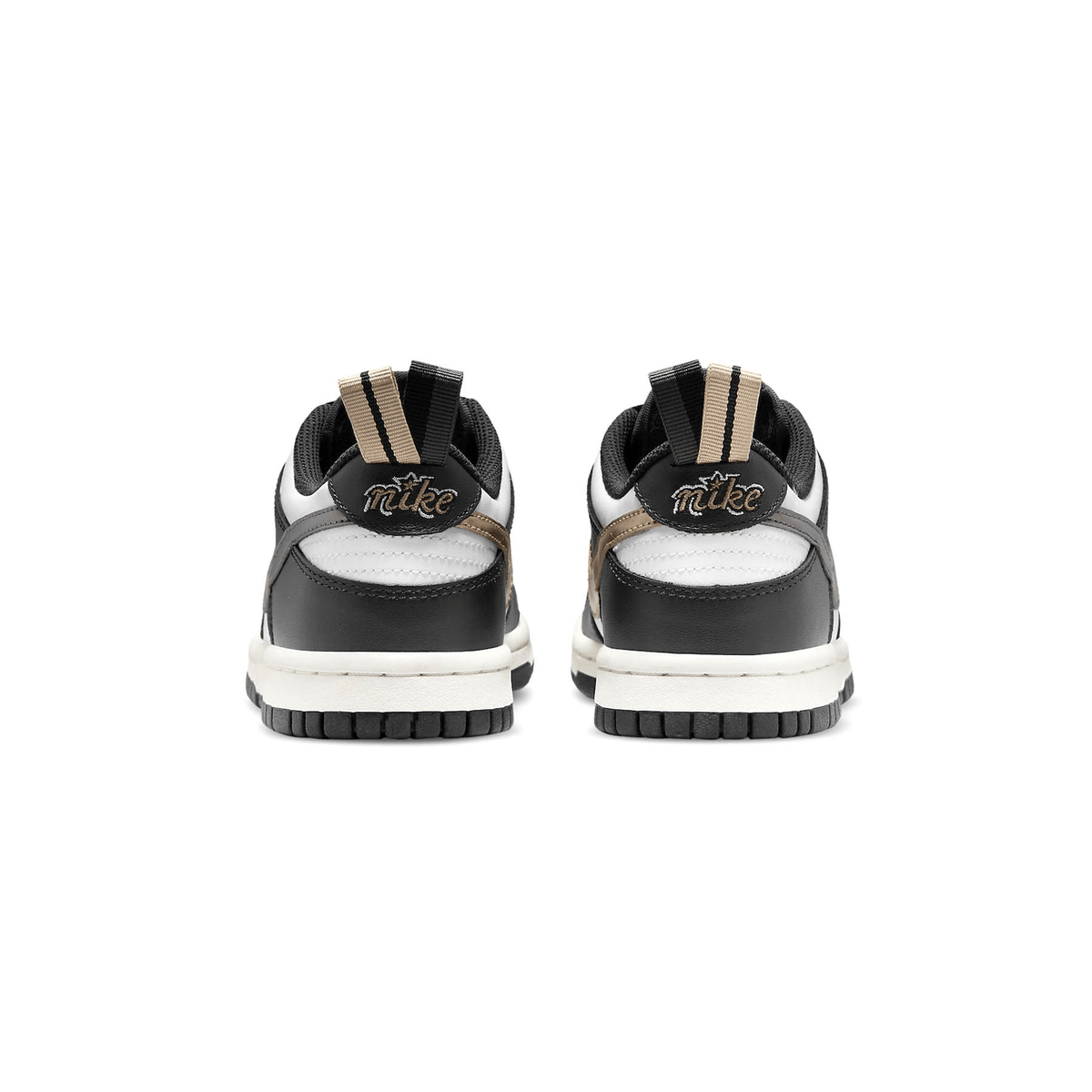 Nike Dunk Low GS 'Black White Metallic' - Kick Game