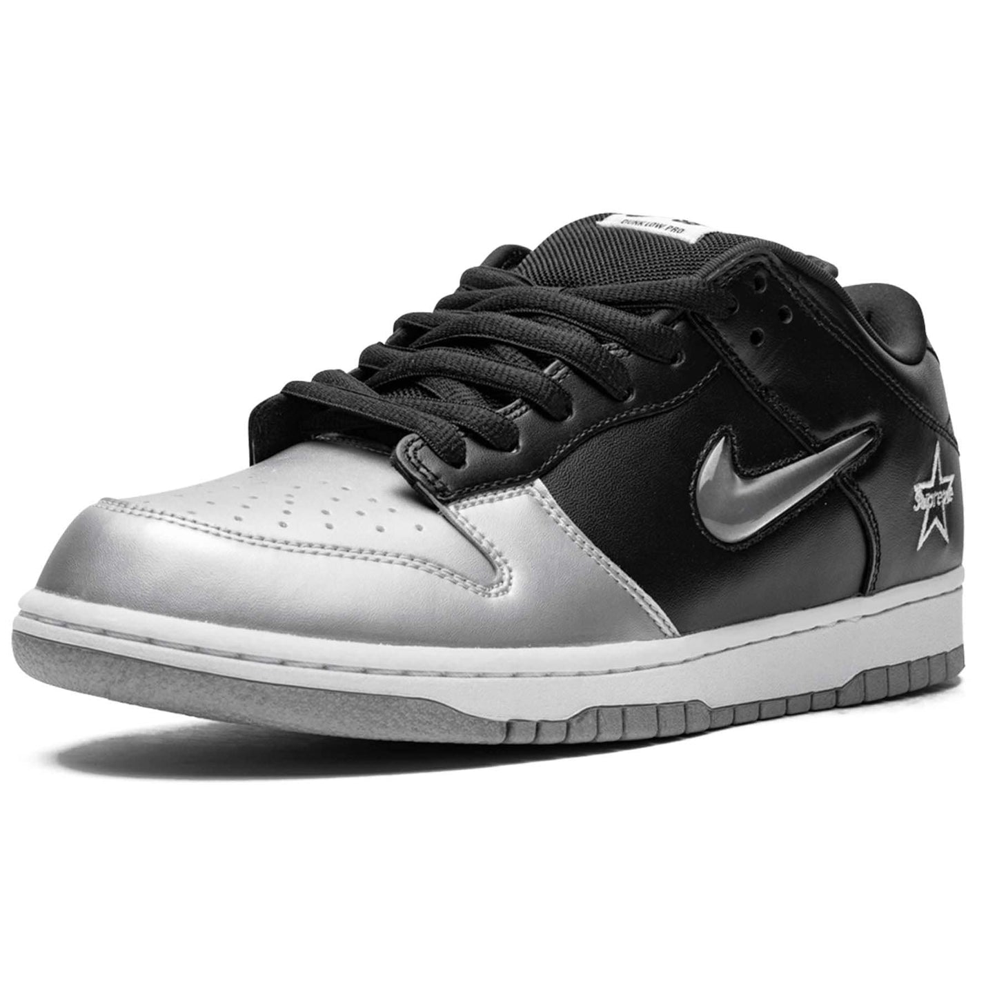 Supreme x Nike Dunk SB Low QS 'Metallic Silver' - Kick Game