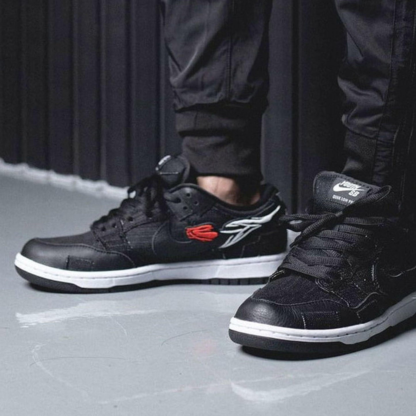 Wasted Youth x Nike Dunk Low SB 'Black Denim' - Kick Game