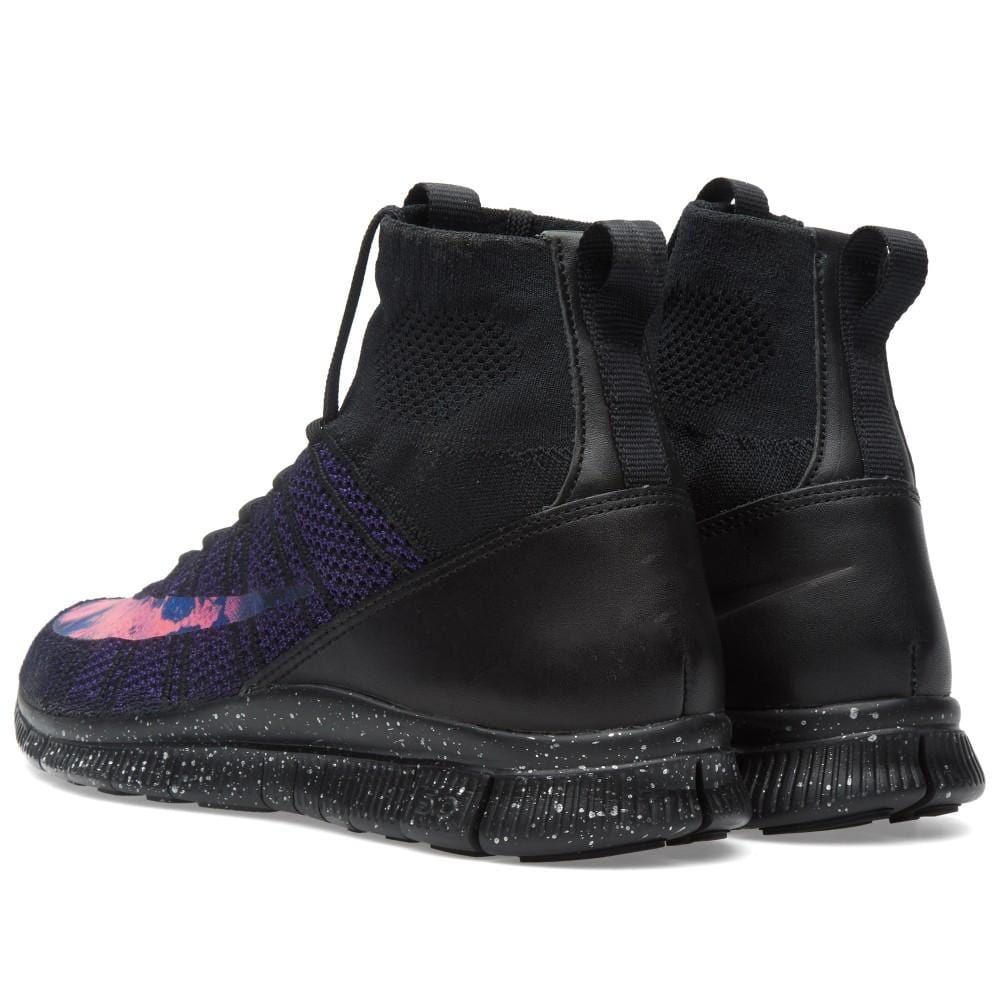 NIKE FREE FLYKNIT MERCURIAL Black & Bright Crimson - Kick Game