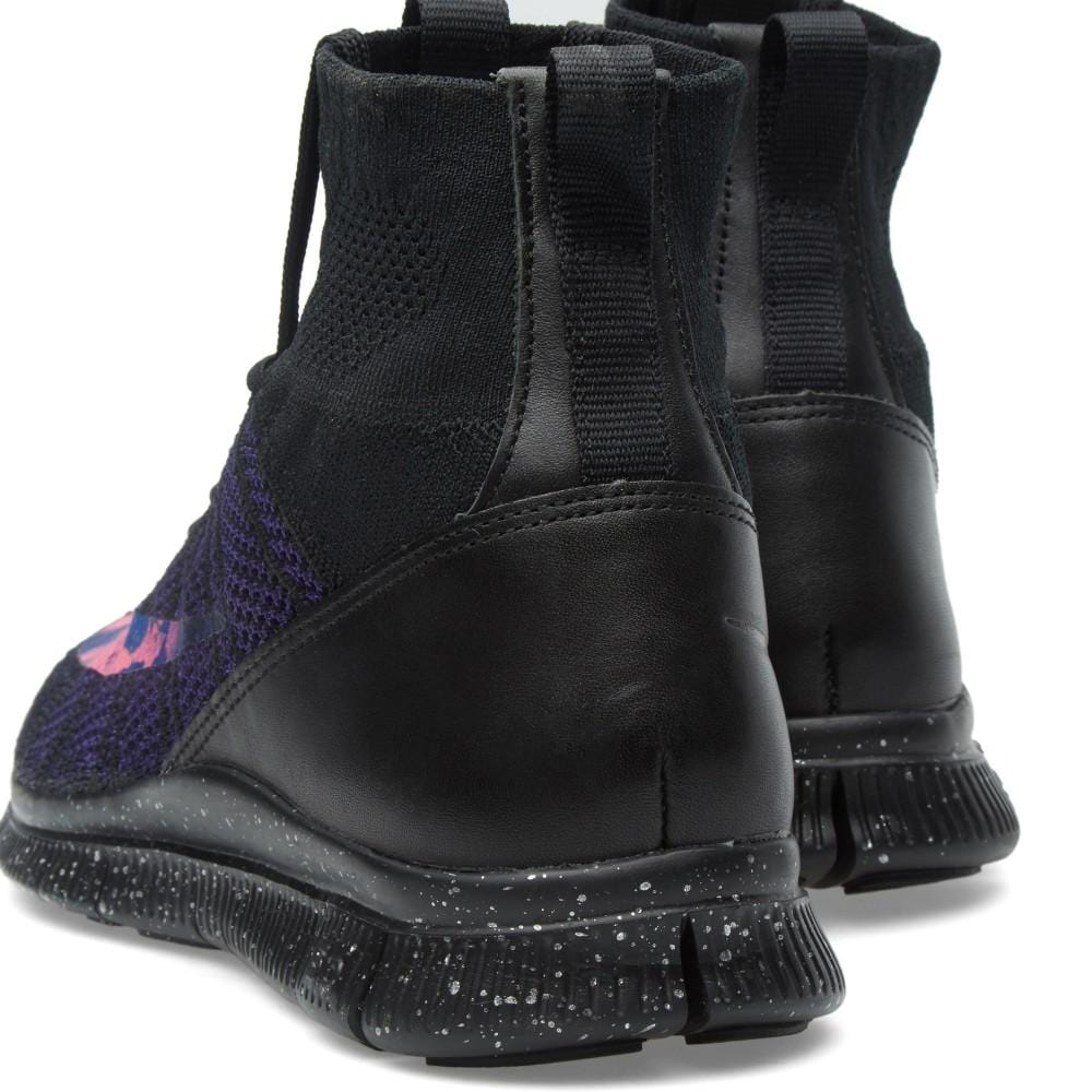NIKE FREE FLYKNIT MERCURIAL Black & Bright Crimson - Kick Game