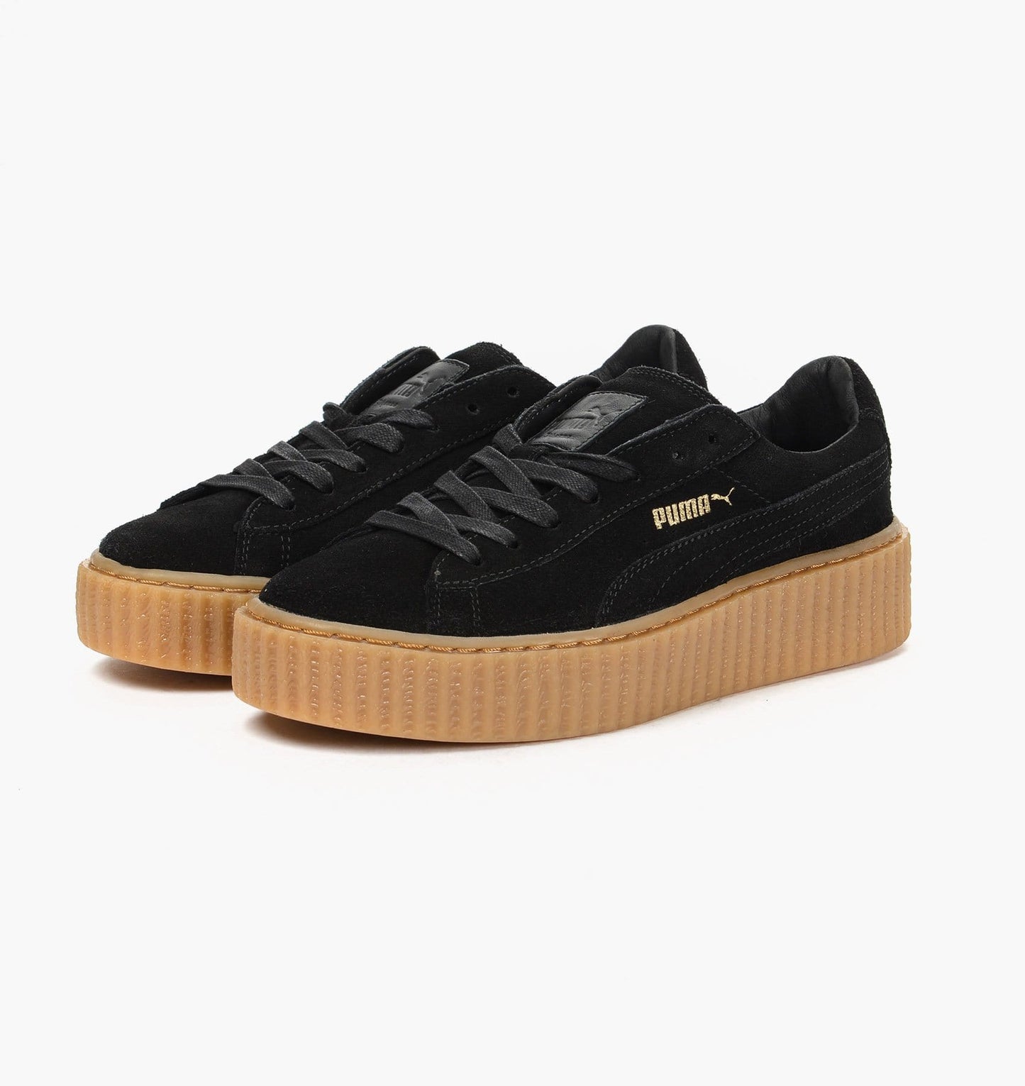 Rihanna x PUMA Suede Creeper Black-Gum - Kick Game