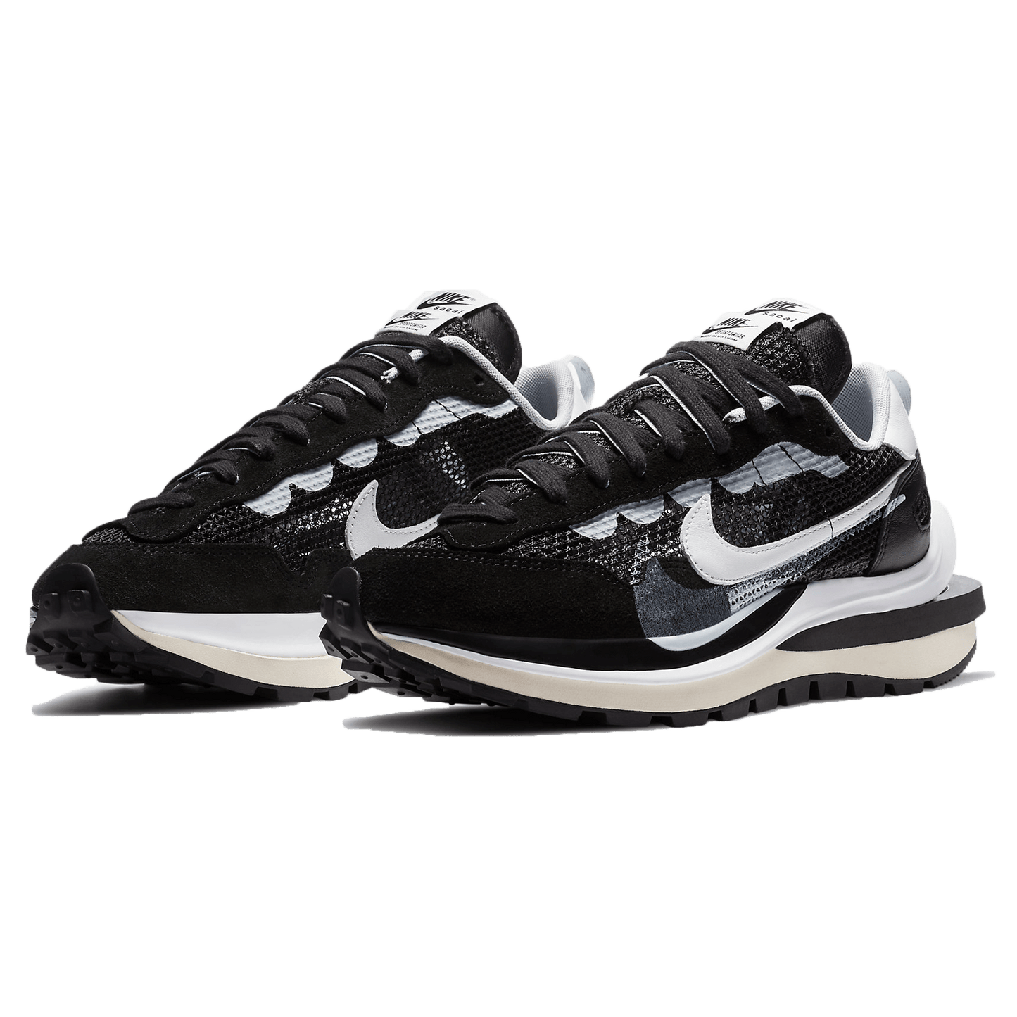 sacai x Nike VaporWaffle 'Black White' - Kick Game