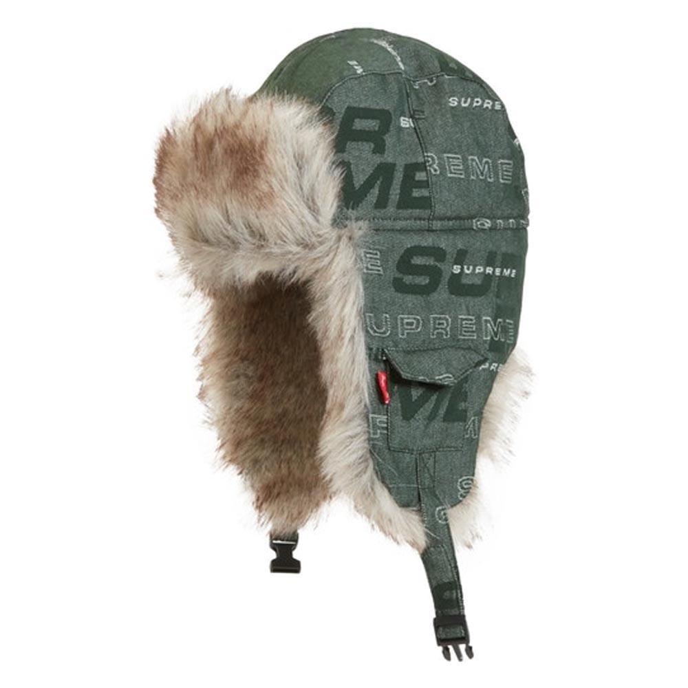 Supreme Dimensions Logo Denim Trooper Green - Kick Game