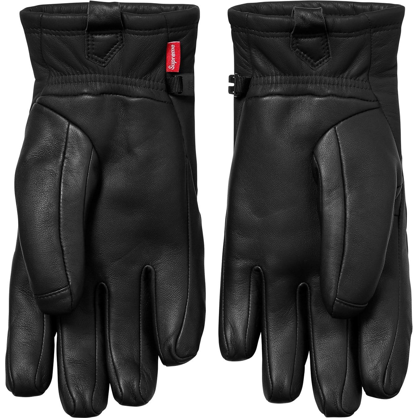 Supreme-The North Face Leather Gloves - Black - Kick Game