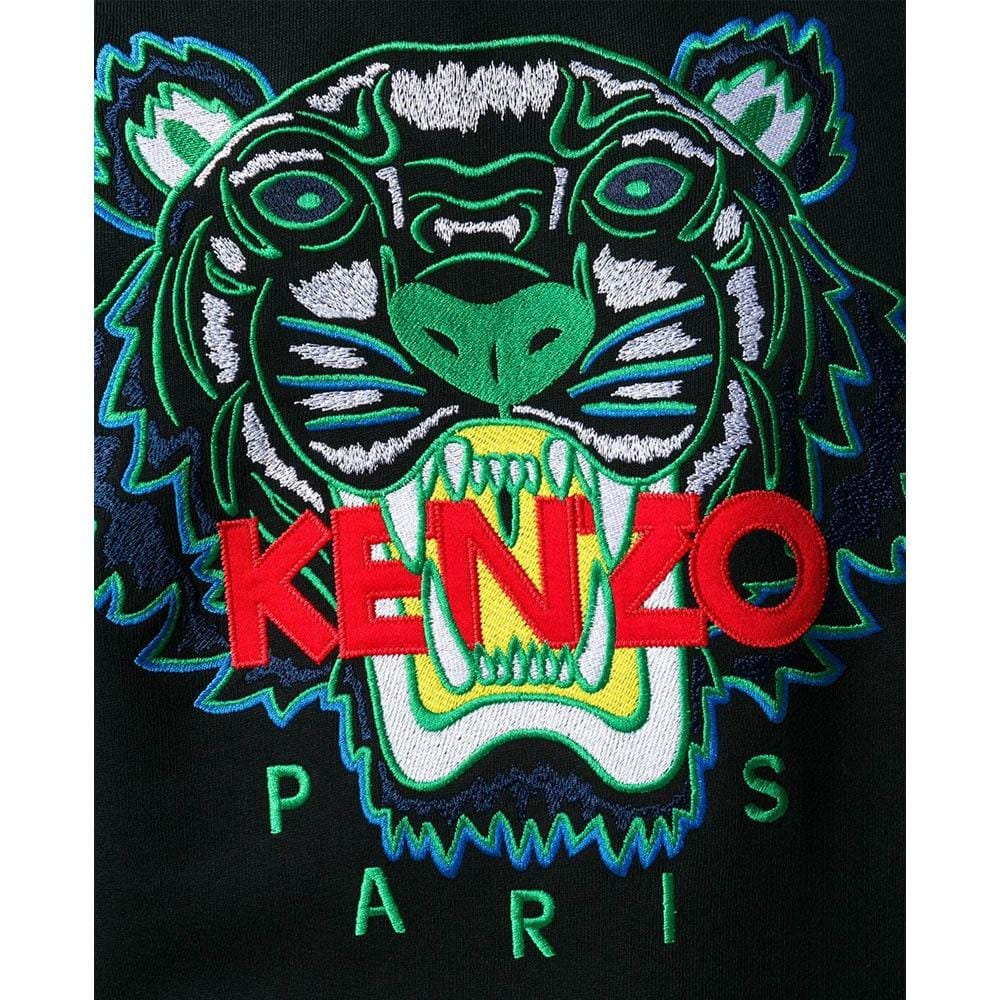 Kenzo Tiger Print Sweater Black - Kick Game
