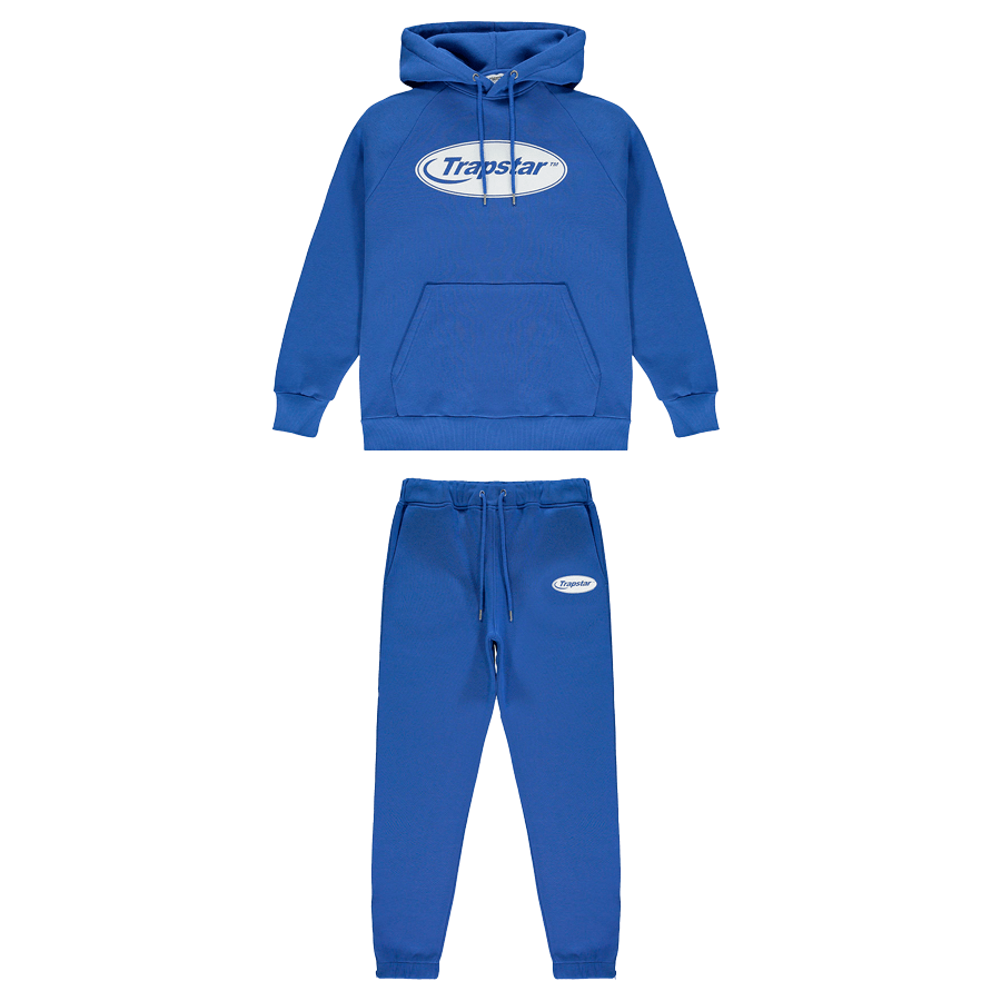 Trapstar Hyperdrive Hoodie Tracksuit Blue White IetpShops