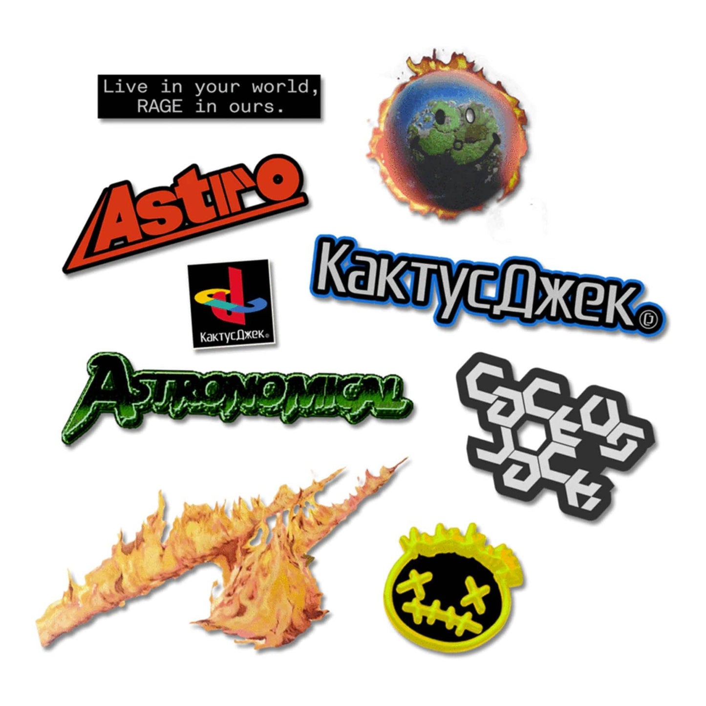 Travis Scott Cactus Jack Backpack With Patch Set Brown - Kick Game