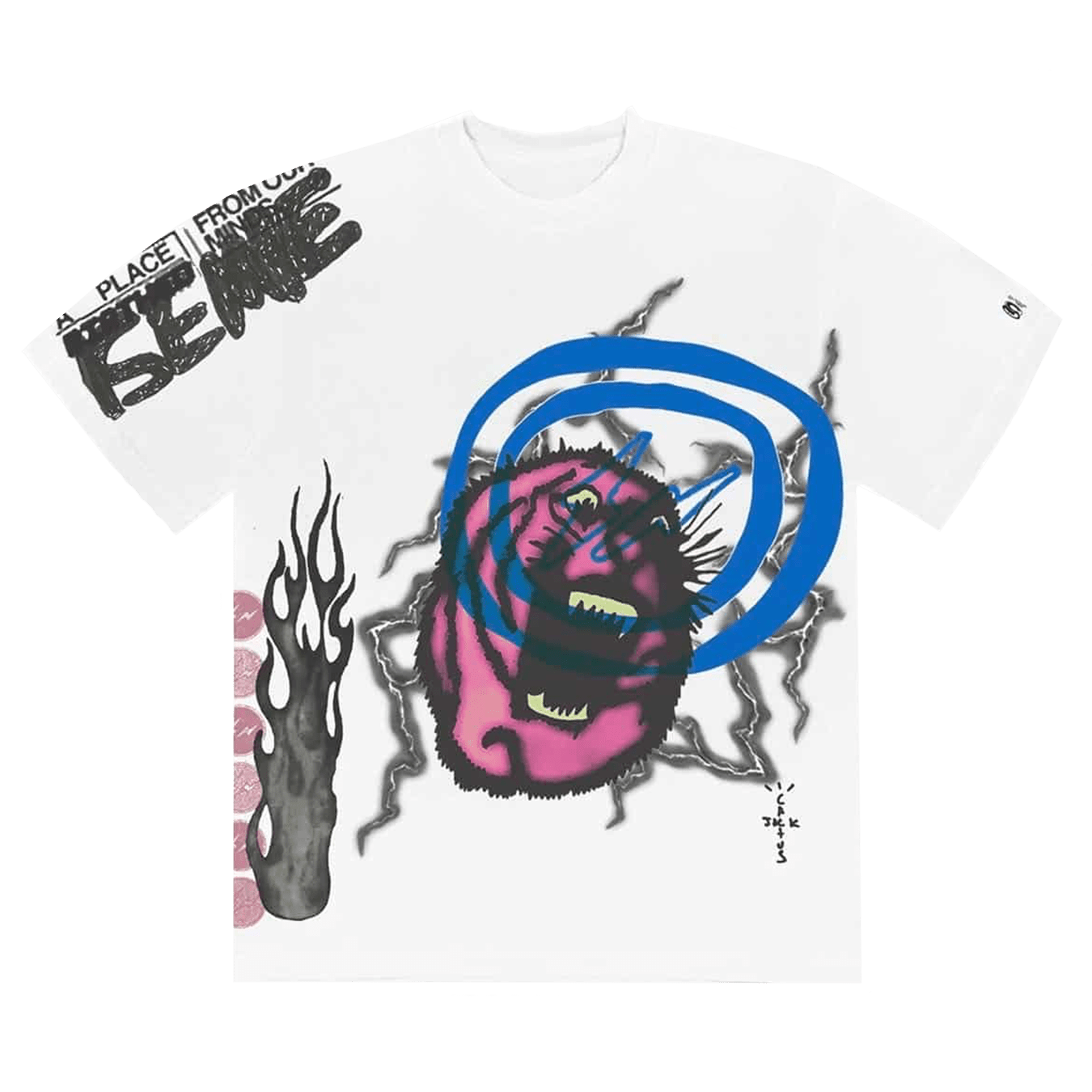 Travis Scott Cactus Jack For Fragment Sunrise Tee 'White' - Kick Game