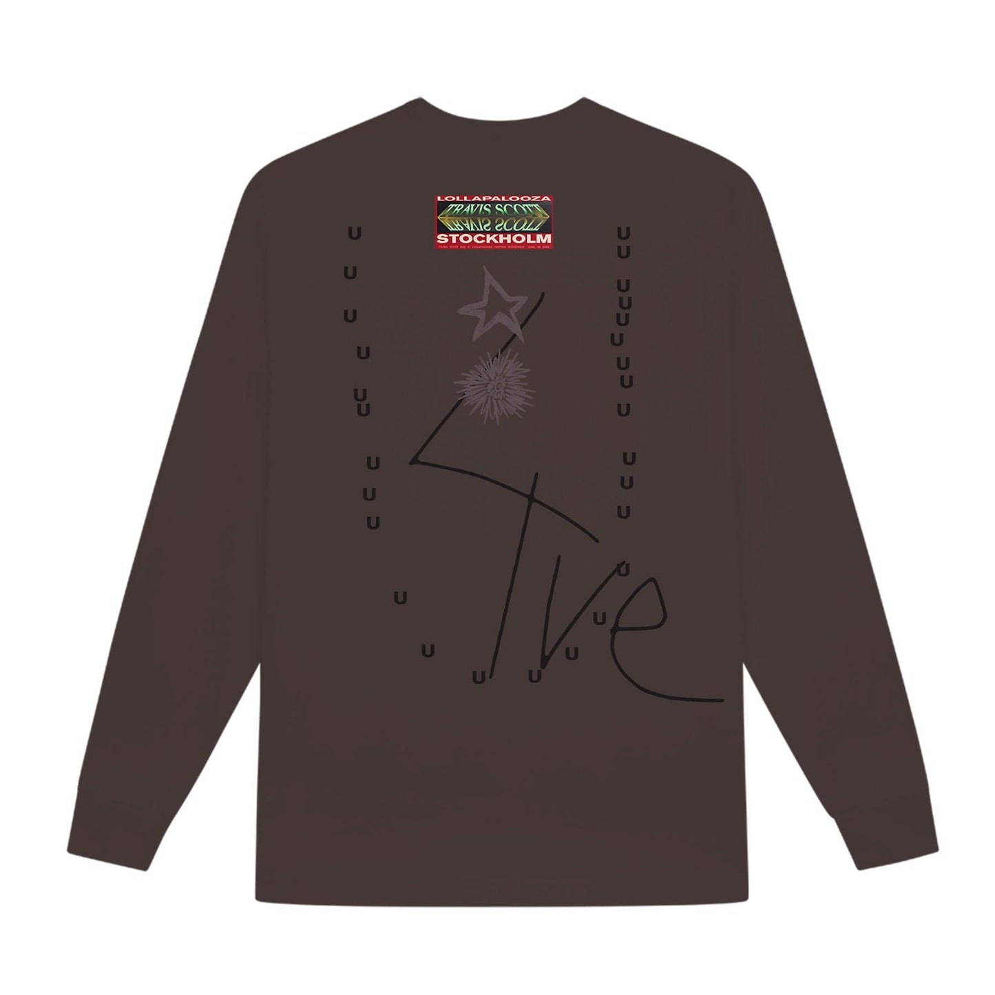 Travis Scott Summer Run 2023 Long Sleeve Tee - Brown (Stockholm) - Kick Game