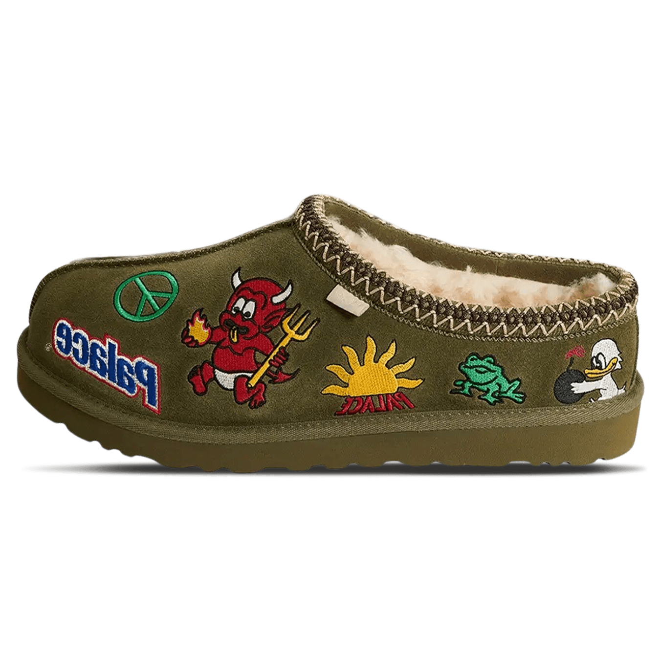 Palace x UGG Tasman Slipper 'Burnt Olive' – Kick Game