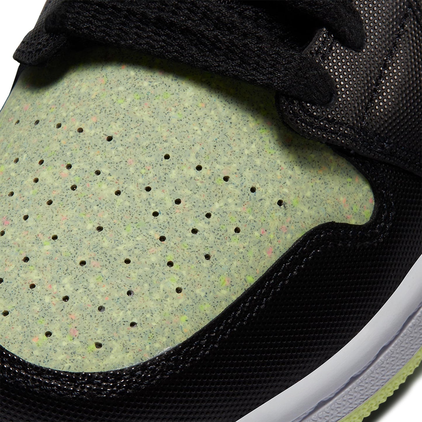 Air Jordan 1 Wmns Mid SE 'Black Barely Volt' - Kick Game