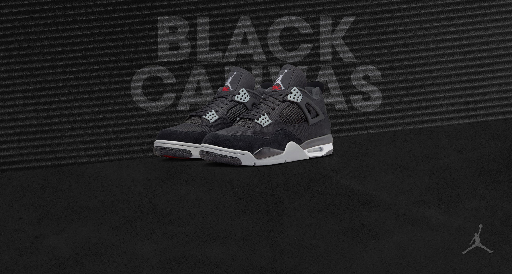 A Closer Look at the Air Jordan 4 'Black Canvas'