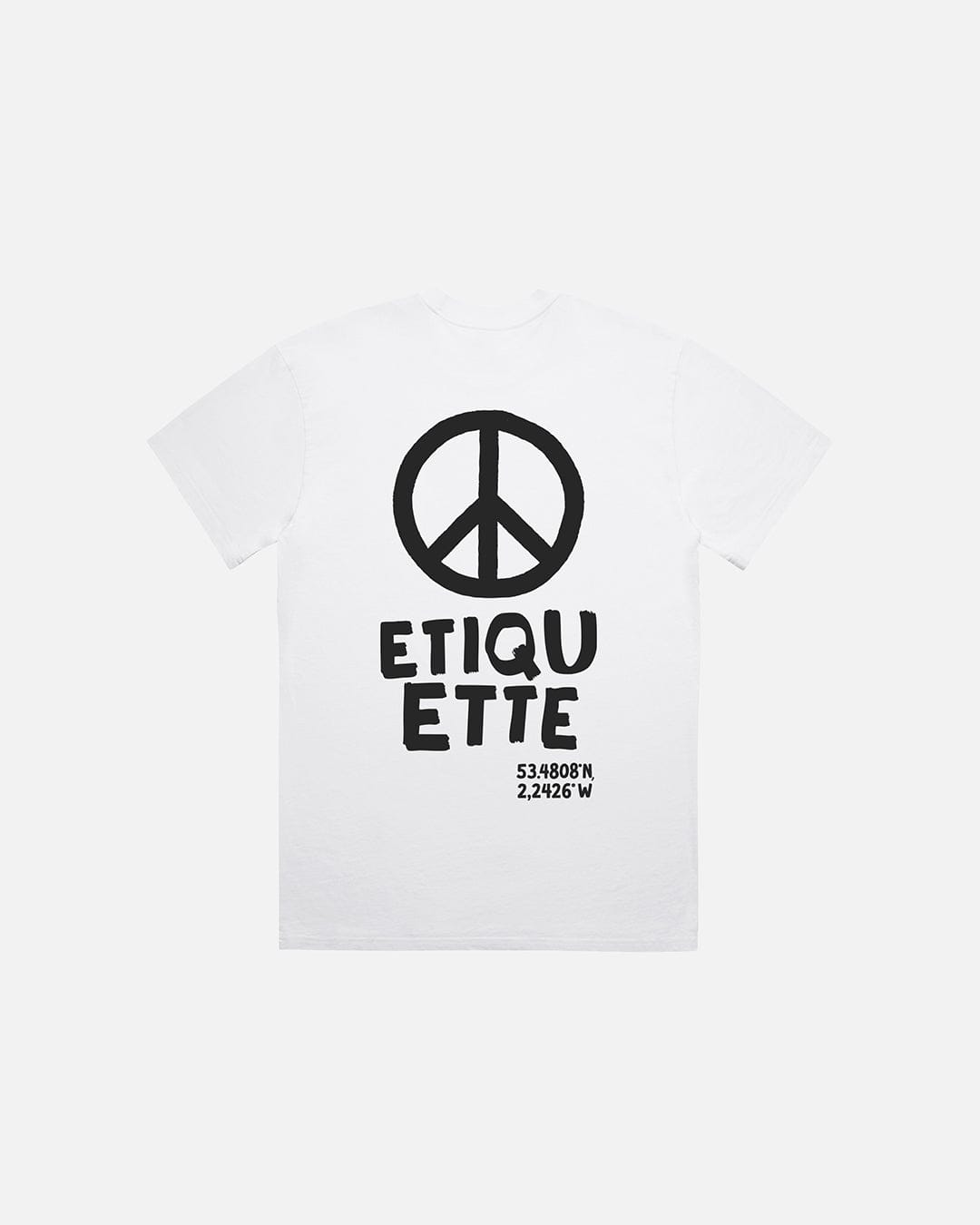 Etiquette PEACE TEE 'WHITE' - Kick Game