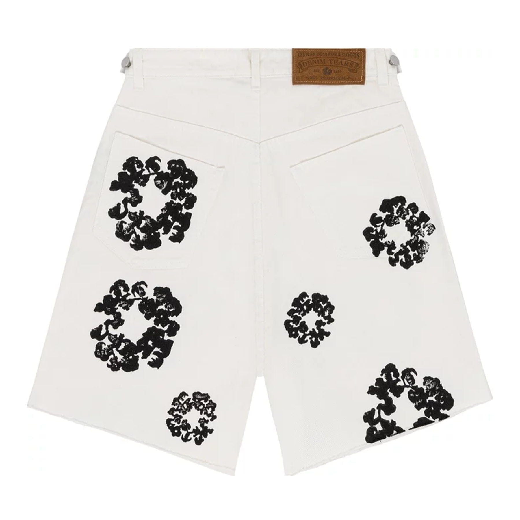Denim Tears X Levi's Wreath Jean Shorts 'White' – Kick Game